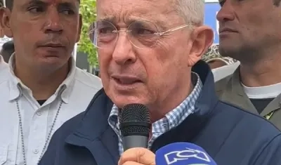 El expresidente Álvaro Uribe Vélez.