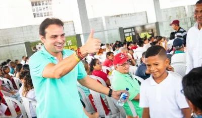 El candidato a la Gobernación, Alfredo Varela.
