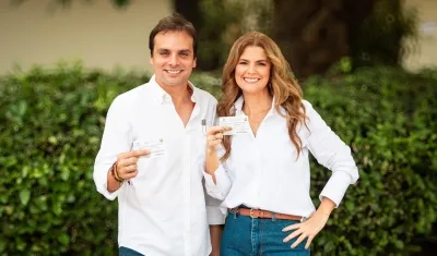 Alfredo Varela y su esposa Rochi Stevenson.