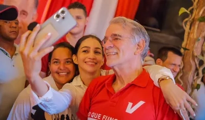 El candidato a la Gobernación del Atlántico, Eduardo Verano.