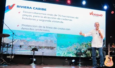 El candidato a la Gobernación del Atlántico, Eduardo Verano.