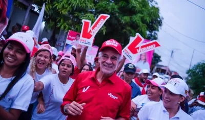 El candidato a la Gobernación Eduardo Verano.
