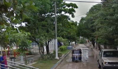 Inmediaciones de la cancha de fútbol de Villa Estadio, donde ocurrió el hecho.