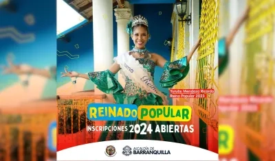 Yuruby Mendoza, Reina Popular 2023.