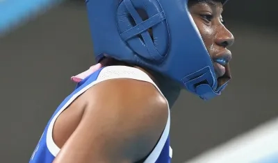 Angie Valdez, finalista en los 60 kilogramos y clasificada a París 2024.
