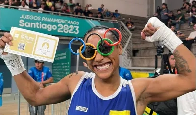 Valeria Arboleda clasificó a las semifinales de los Panamericanos en 57 kilogramos. 