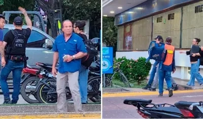 José Rafael 'El Mono' Abello Silva en momentos de su captura