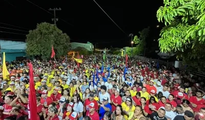 Cierre de campaña del candidato a la Alcaldía de Chinú (Córdoba) Robert Ramírez
