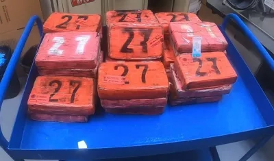 Foto referencia de un anterior carga de cocaína hallada en las playas de Florida