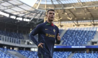 Cristiano Ronaldo, delantero portugués del Al Nassr de Arabia Saudita.