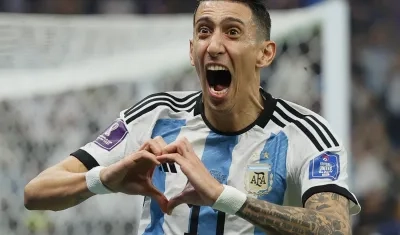 Ángel Di María se coronó campeón mundial con Argentina en Catar 2022. 