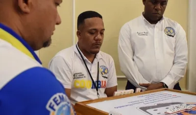 Edilberto De la Cruz conquistó para Colombia el título en individual.