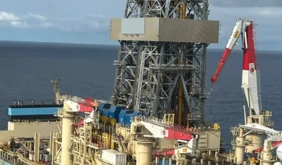 Embarcación perteneciente a la empresa Ecopetrol.