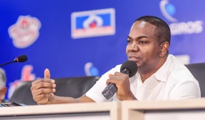 Édinson Rentería, presidente del Team Rentería, grupo que administra a los equipos Tigres y Leones. 