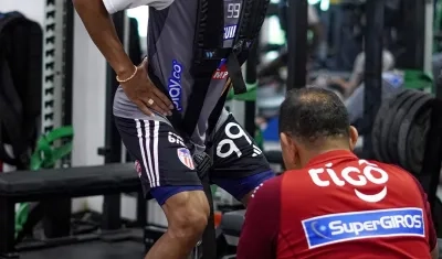 José Enamorado ha trabajado arduamente para llegar a punto al partido contra Once Caldas.