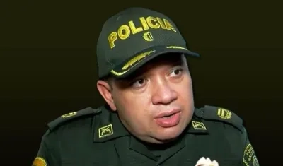 El coronel de la Policía, Carlos Alberto Feria.