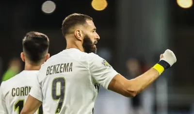 Karim Benzema, delantero del Al-Ittihad de Arabia Saudí.