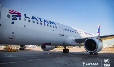 Un avión de Latam Airlines.