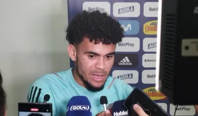 Luis Díaz, delantero del Liverpool y de la Selección Colombia. 