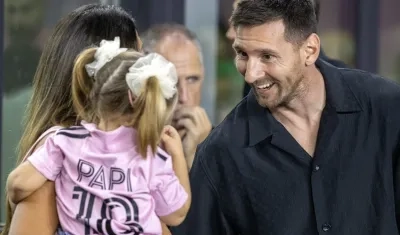 Lionel Messi con su esposa Antonella Roccuzzo.