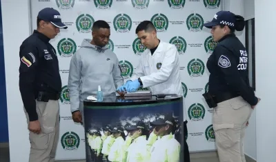 Captura de Diallo Ahmadou Boye, alias ‘Mbappé’.