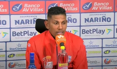 Alexander Mejía, mediocampista del Unión Magdalena. 