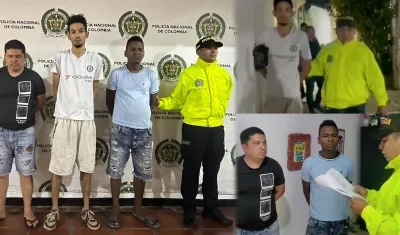 Capturados por robo de motocarros y motos en Soledad.