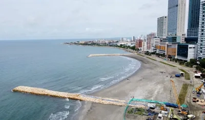 Vista aérea de 'Playa 5' de Cartagena