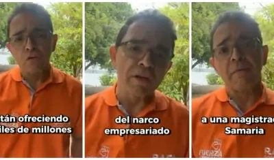 El candidato Rafael Martínez en el video que subió este martes