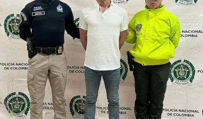 Capturan a capo italiano en Barranquilla