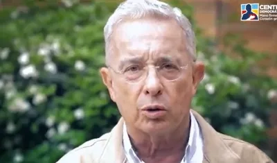 Álvaro Uribe, director del Centro Democrático.