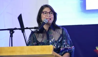 Rosmery Quintero interviene en el Congreso de Acopi.
