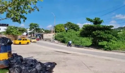 Arroyo donde fue encontrado el cuerpo de Fabio Manuel Pacheco Lambraño.