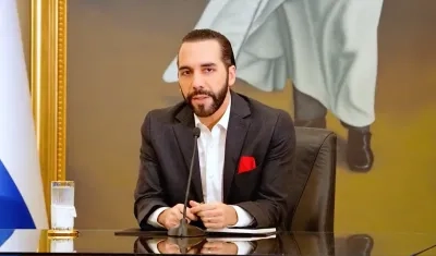 El presidente de El Salvador, Nayib Bukele.