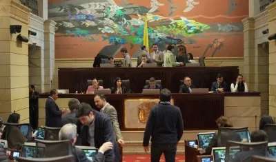 Plenaria de la Cámara de Representantes.