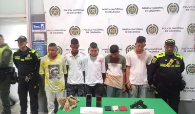 Capturados por la Policía.