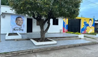 Casa de Luis Manuel Díaz, padre de Luis Díaz secuestrado.