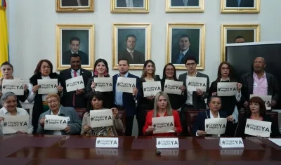 Varios congresistas se unieron en esta causa. 