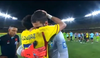 Luis Díaz y Alisson Becker.