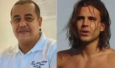 El médico cirujano Edwin Arrieta, asesinado y Daniel Sancho, capturado, y 