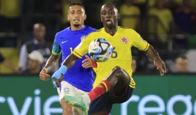 El lateral Deiver Machado 