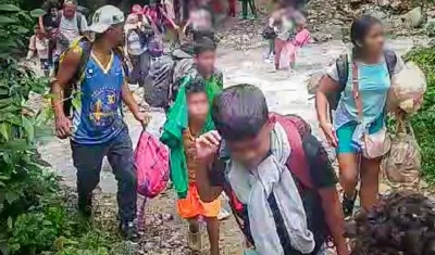 Imagen de los desplazados.