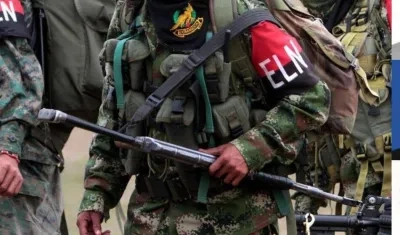 Camuflado de la guerrilla del ELN. 