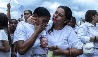 Familiares del padre de Luis Díaz.