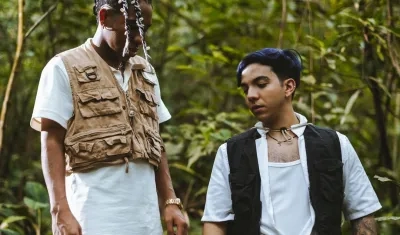 El artista Fifty y Jøel.