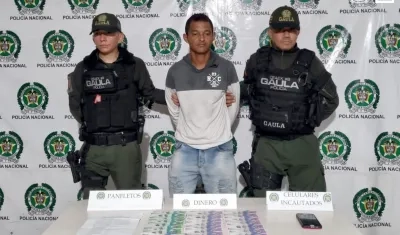 René Jesús Sandoval Ladeus, capturado.