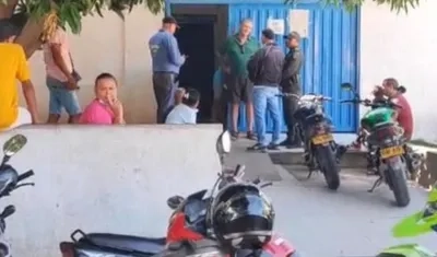 Puesto de salud del barrio Gaira.