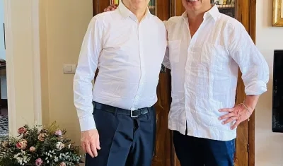 César Gaviria y Gustavo Petro.