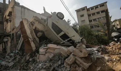 La imagen de la destrucción en Gaza.