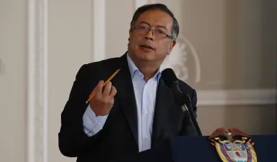 Gustavo Petro, presidente de Colombia. 